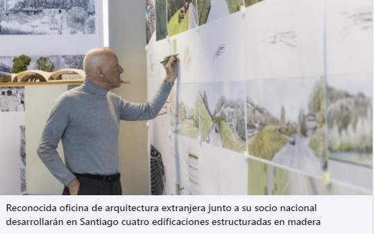 Read more about the article Reconocida oficina de arquitectura extranjera junto a su socio nacional desarrollarán en Santiago cuatro edificaciones estructuradas en madera
